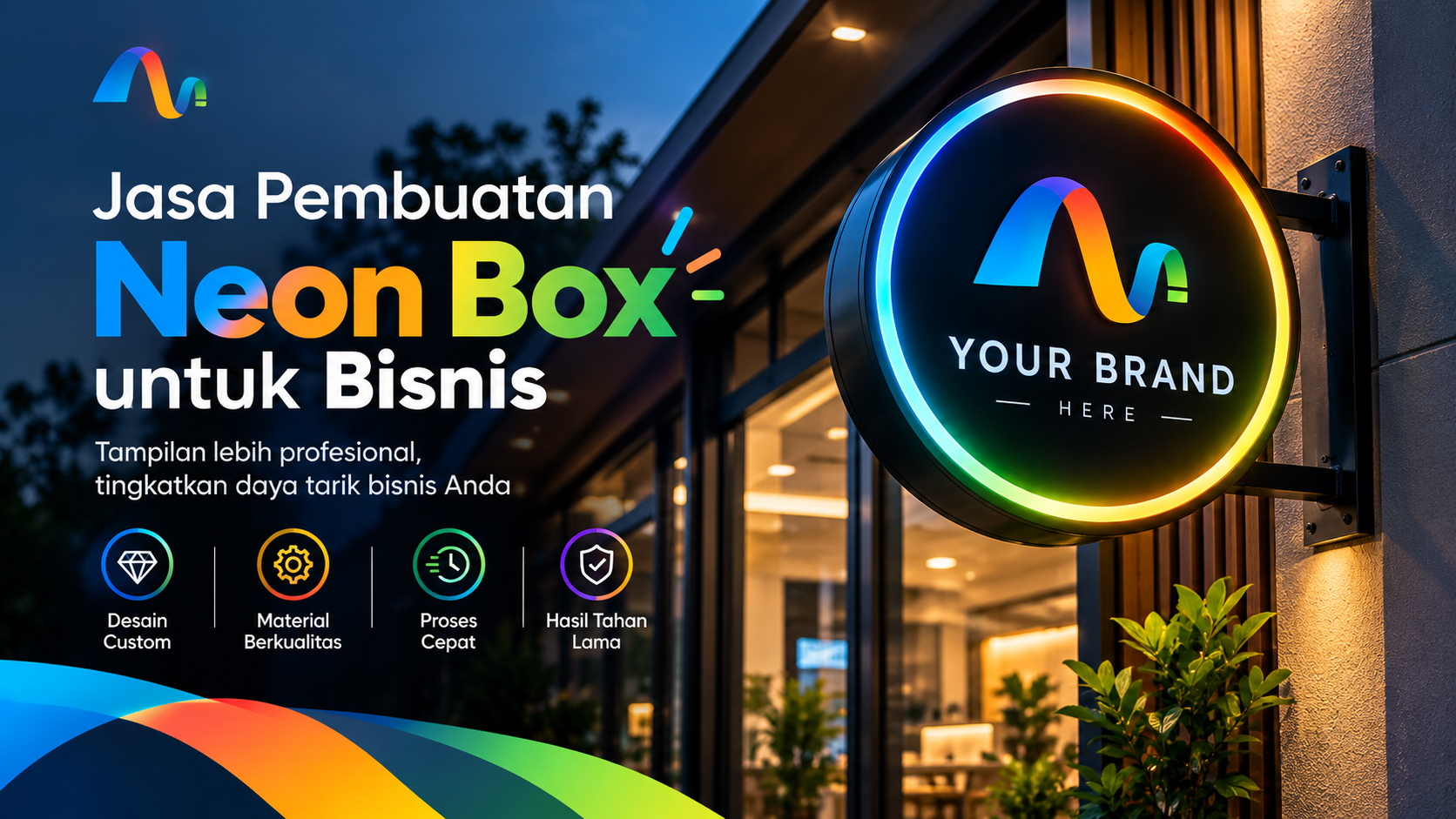 reklame neon box